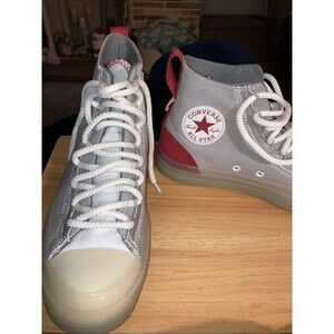 Converse Men's Chuck Taylor All Star Hi Top Shoes Light Gray Size Women’s 9
